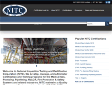 Tablet Screenshot of nationalitc.com